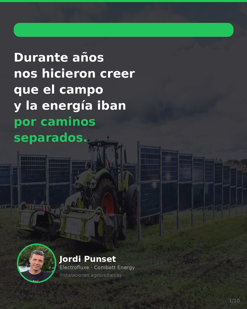 La teva terra produeix aliments. Però perd diners cada dia que no produeix energia.